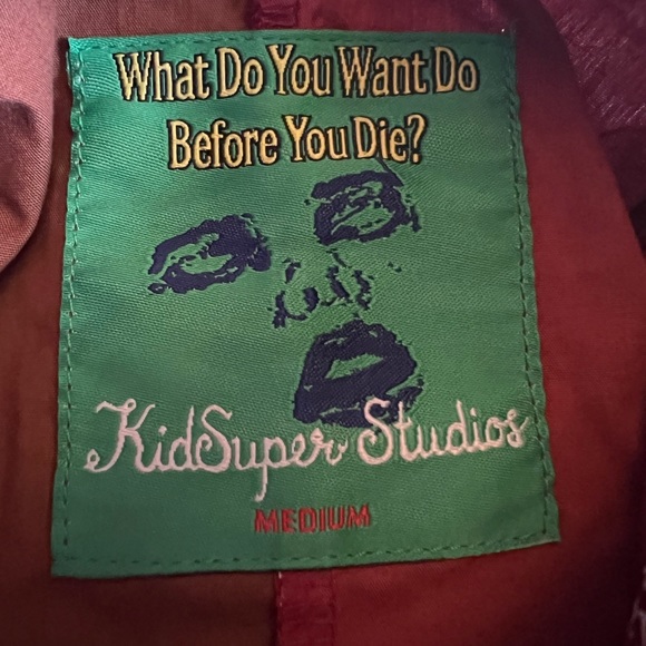 KidSuper studios super patchwork button down shirt/jacket - Picture 3 of 3